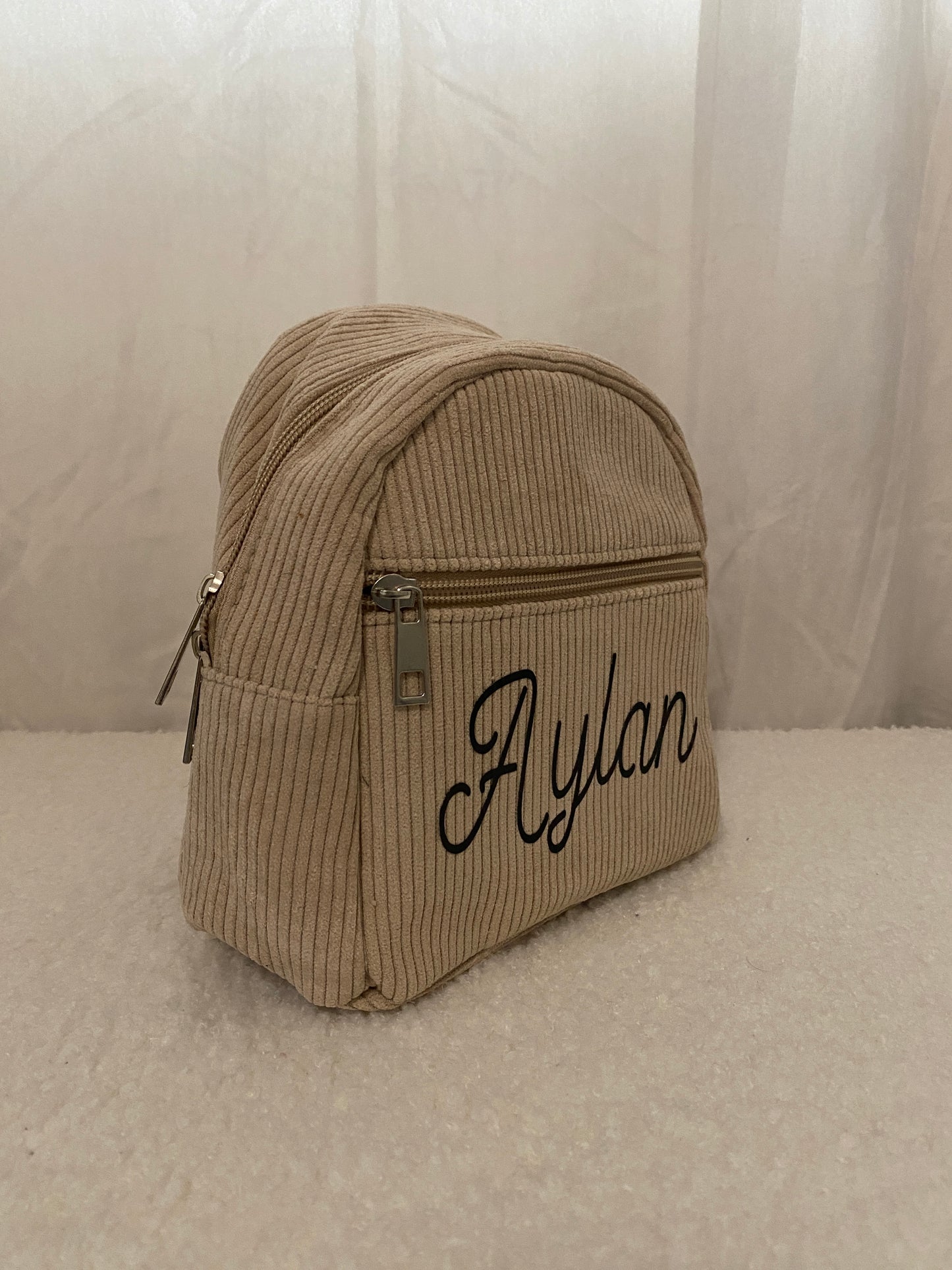 Sac à dos enfant beige