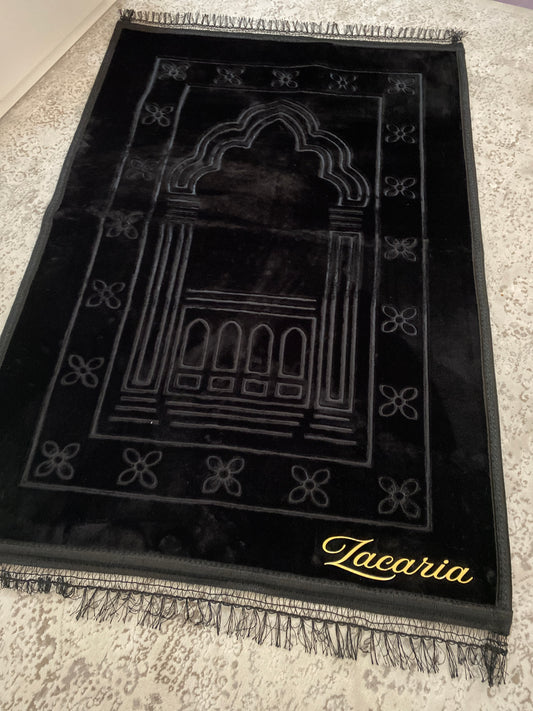 Tapis prière personnalisée